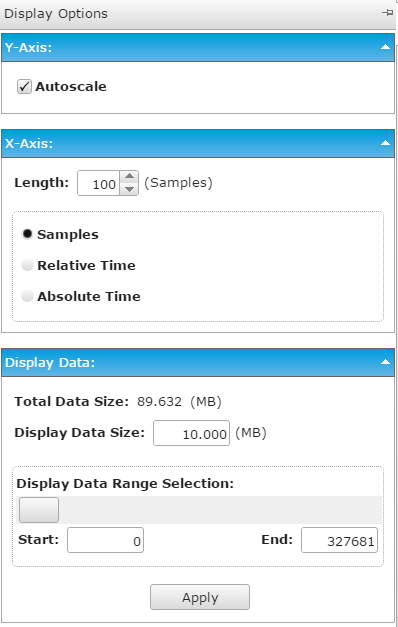 Display tab
